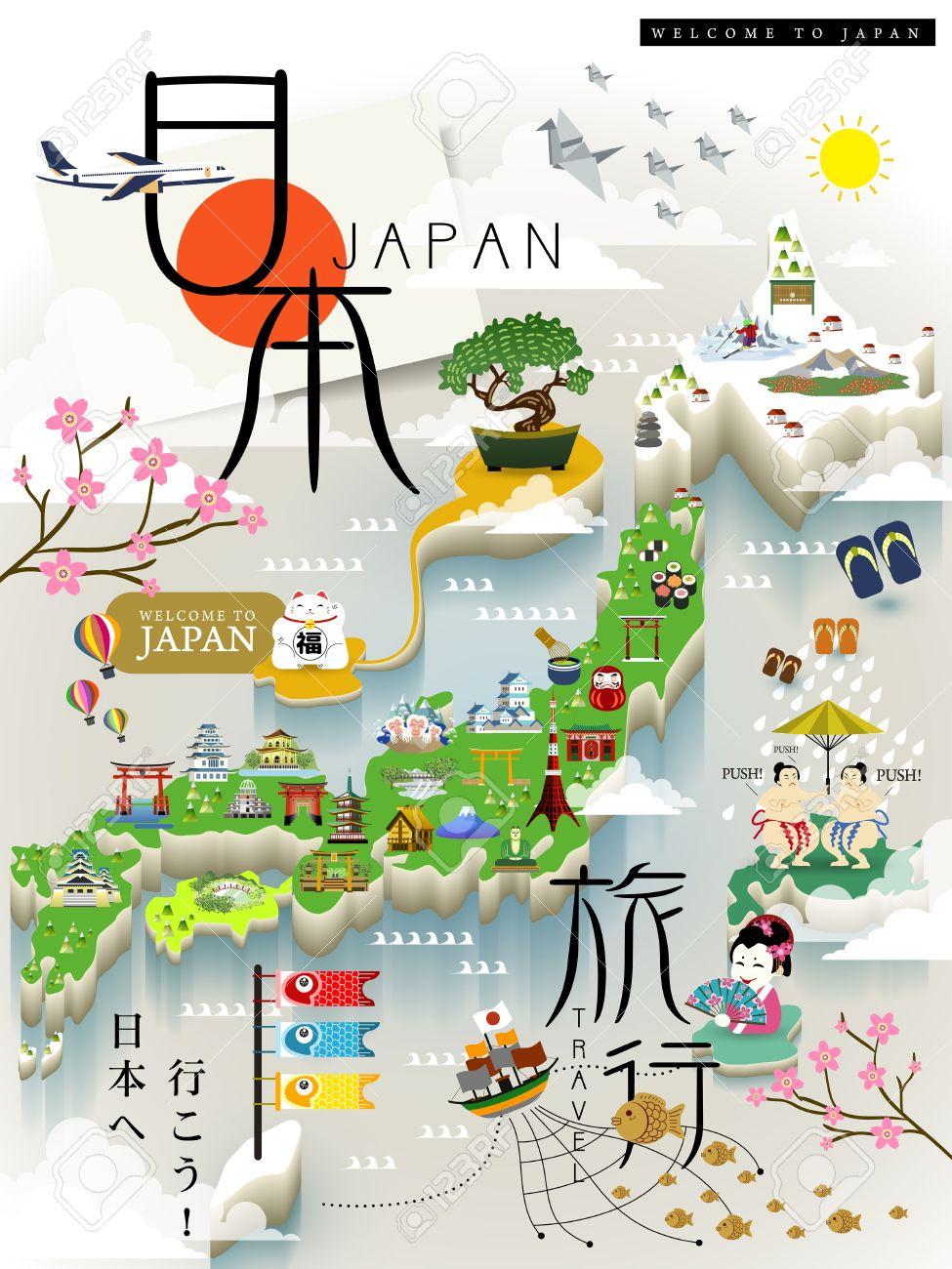 Japan Map Attractions