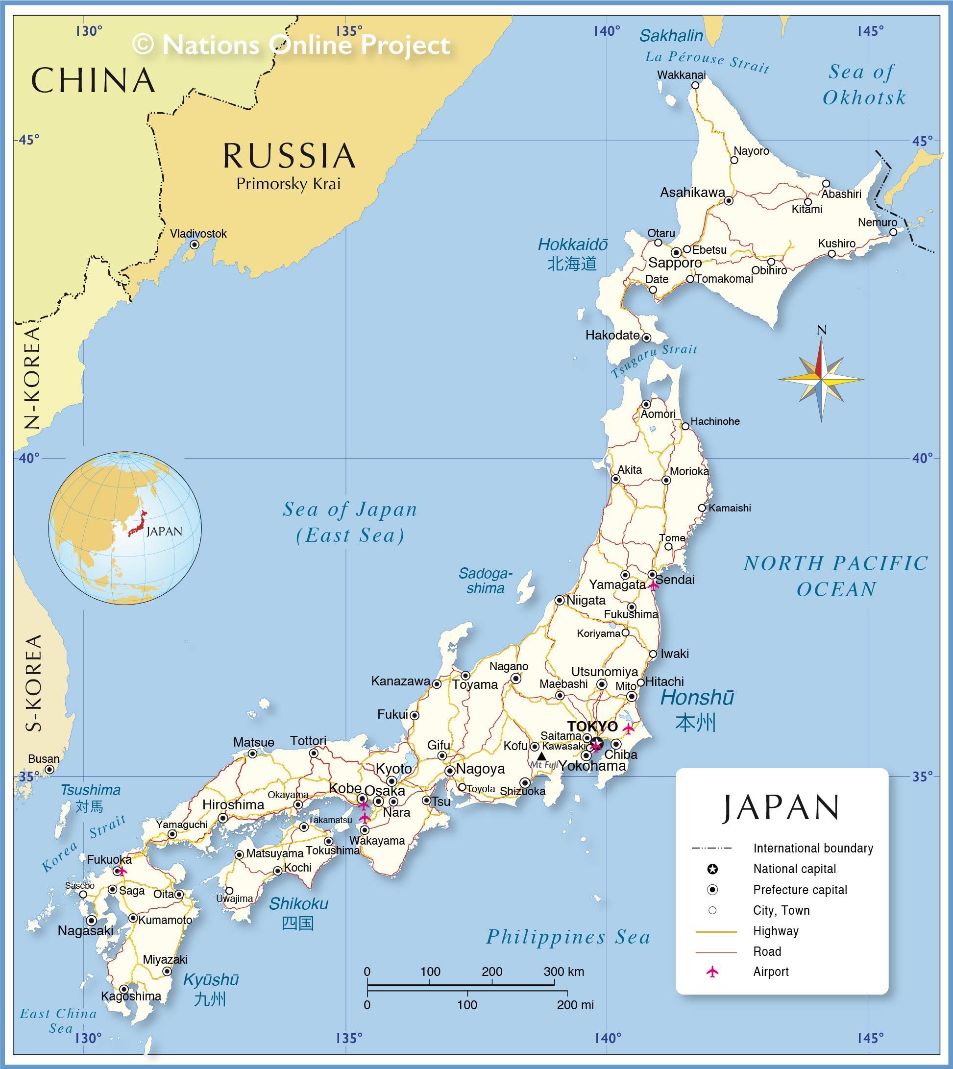 Map Of Japan Offline Map And Detailed Map Of Japan