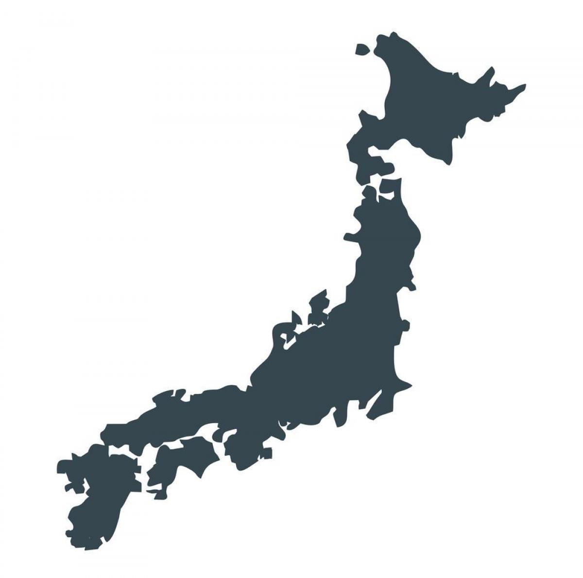 Japan vector map